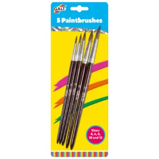 5 Paintbrushes by Galt