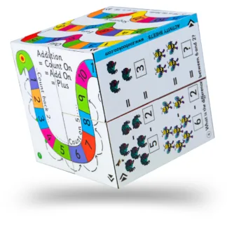 Add and Subtract Cube Book by Zoobookoo