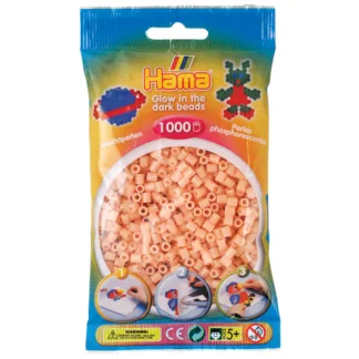 Hama 1000 Night Glow Red Midi Beads
