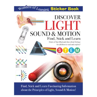 Discover Light Sound and Motion Sticker Book by Wonders of Learning