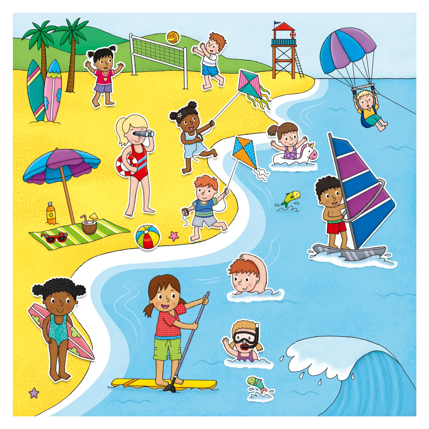 Sports Reusable Sticker Book by Galt