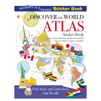 Discover The World Atlas Sticker Book by Wonders of Learning