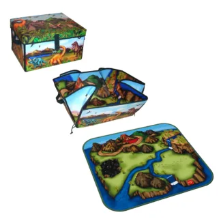 Dinosaur Zipbin and Playmat