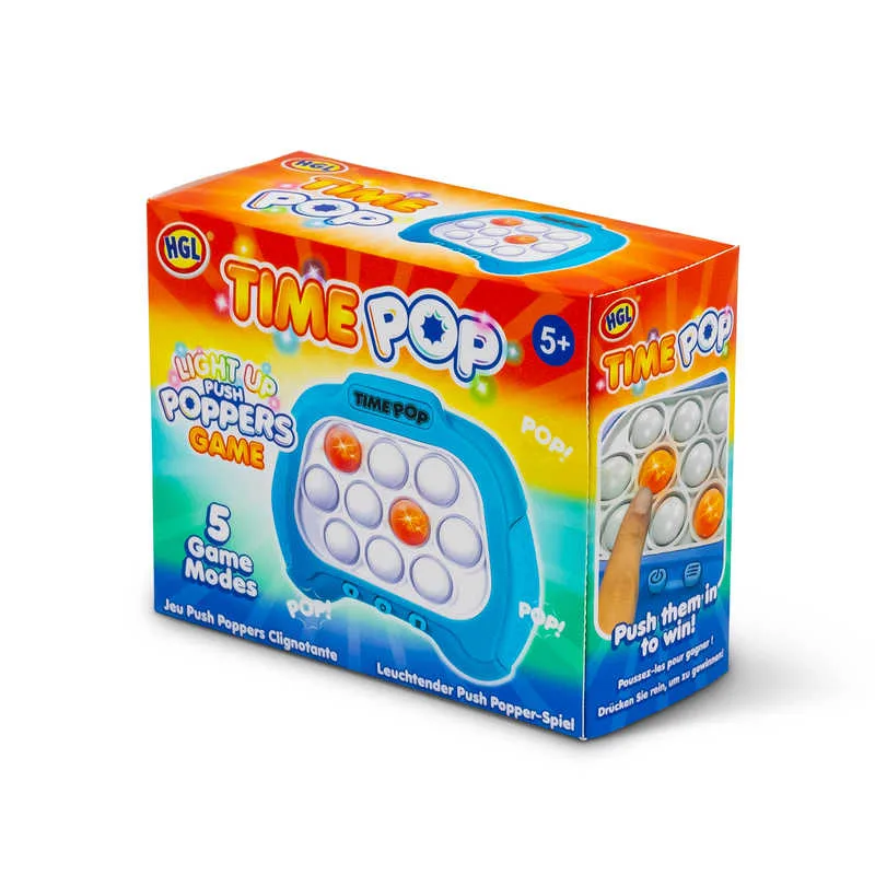 Light Up Push Popper Game Blue by HGL