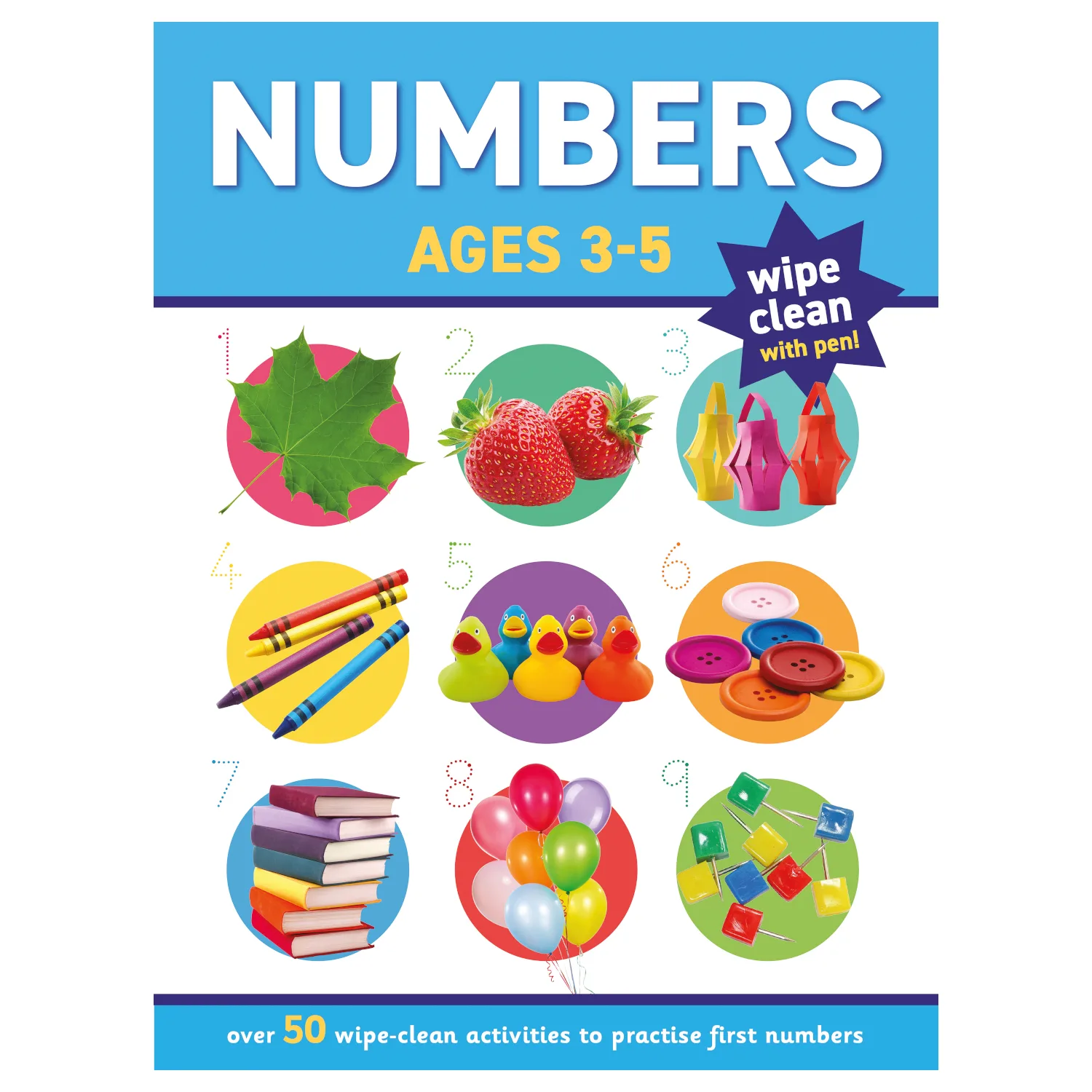 Wipe Clean Numbers Ages 3 to 5 by Wonders of Learning - Home School ...