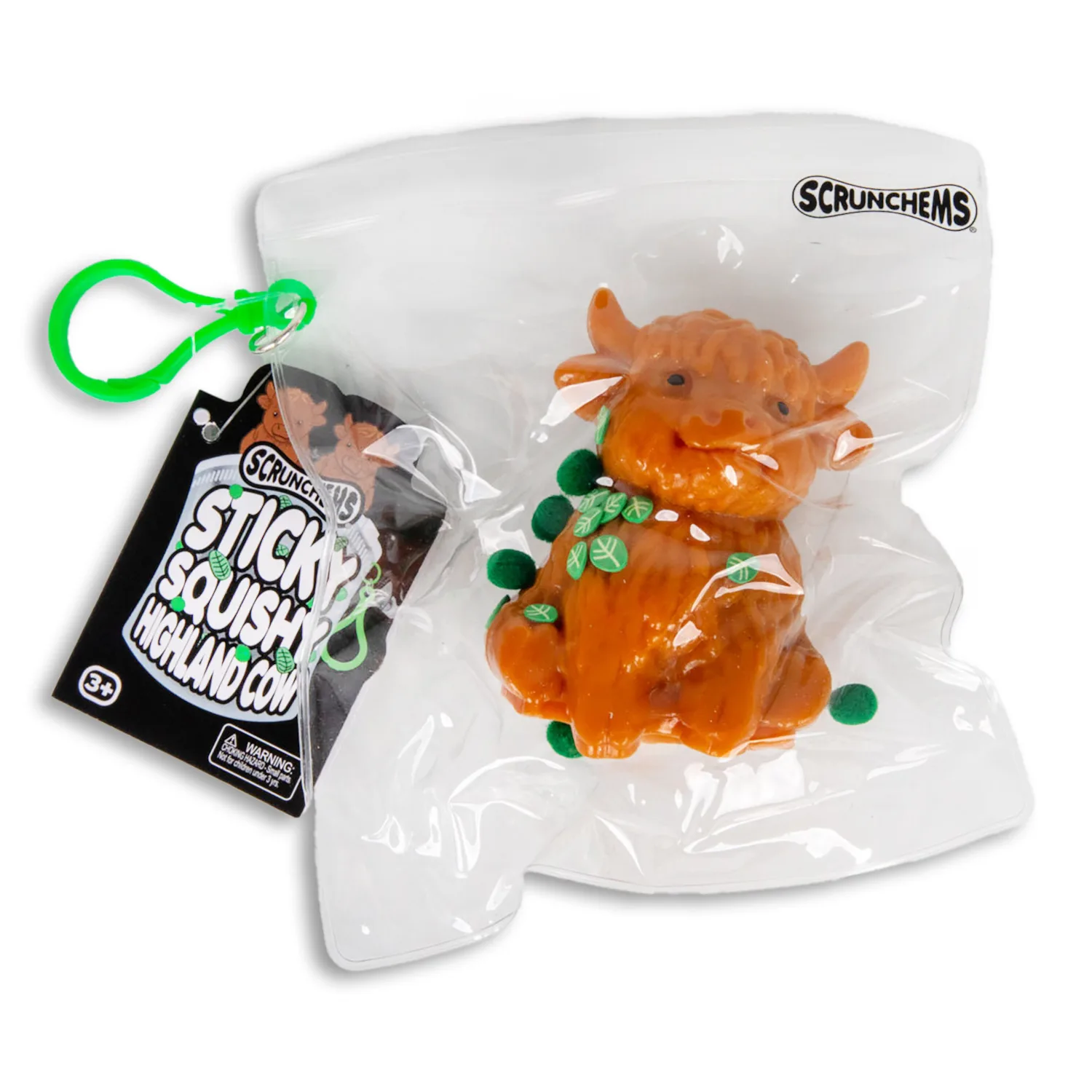 Scrunchems Sticky Squishy Highland Cow by Tobar